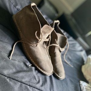 Mens Merona Suede Leather Chukka Boots | 11